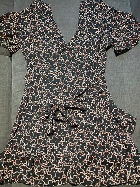TopShop Star and Ribbon Print Dress